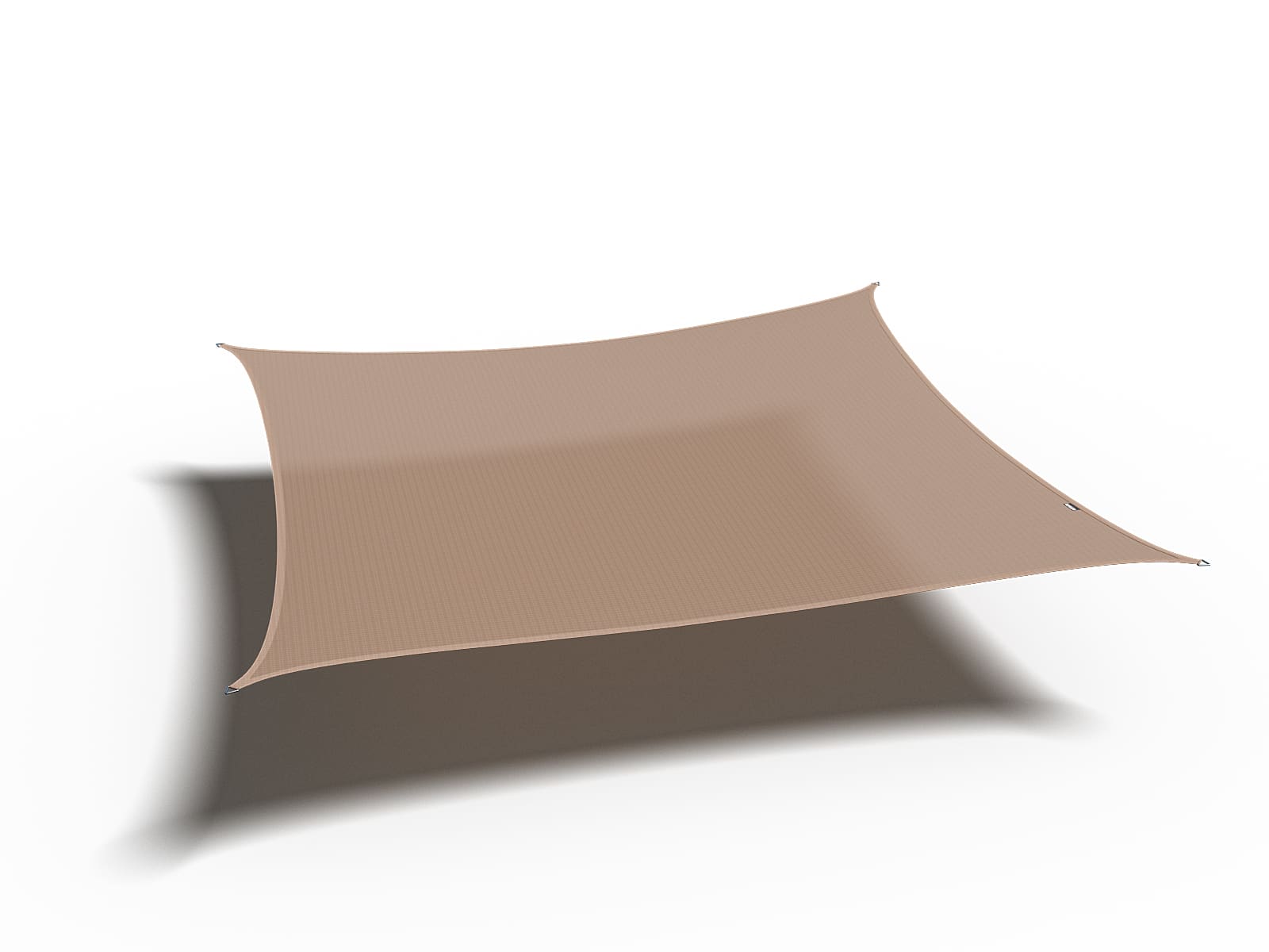 platinum schaduwdoek vierkant zand 500×500
