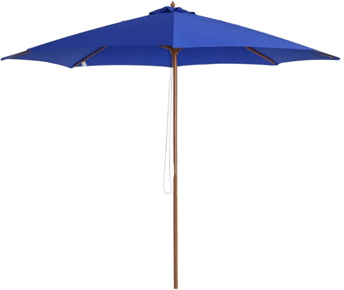 premium houten parasol tuinparasol stokparasol Ø3 x