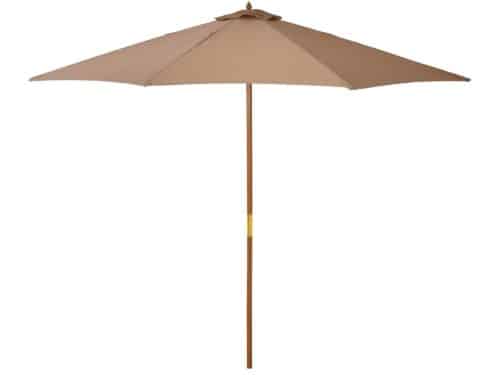 Premium Parasol - Houten Tuinparasol - Stokparasol - Ø 300