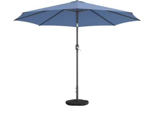 Premium Parasol - intrekbare Tuinparasol met Draaihendel, Zandzak & Kruisvoet