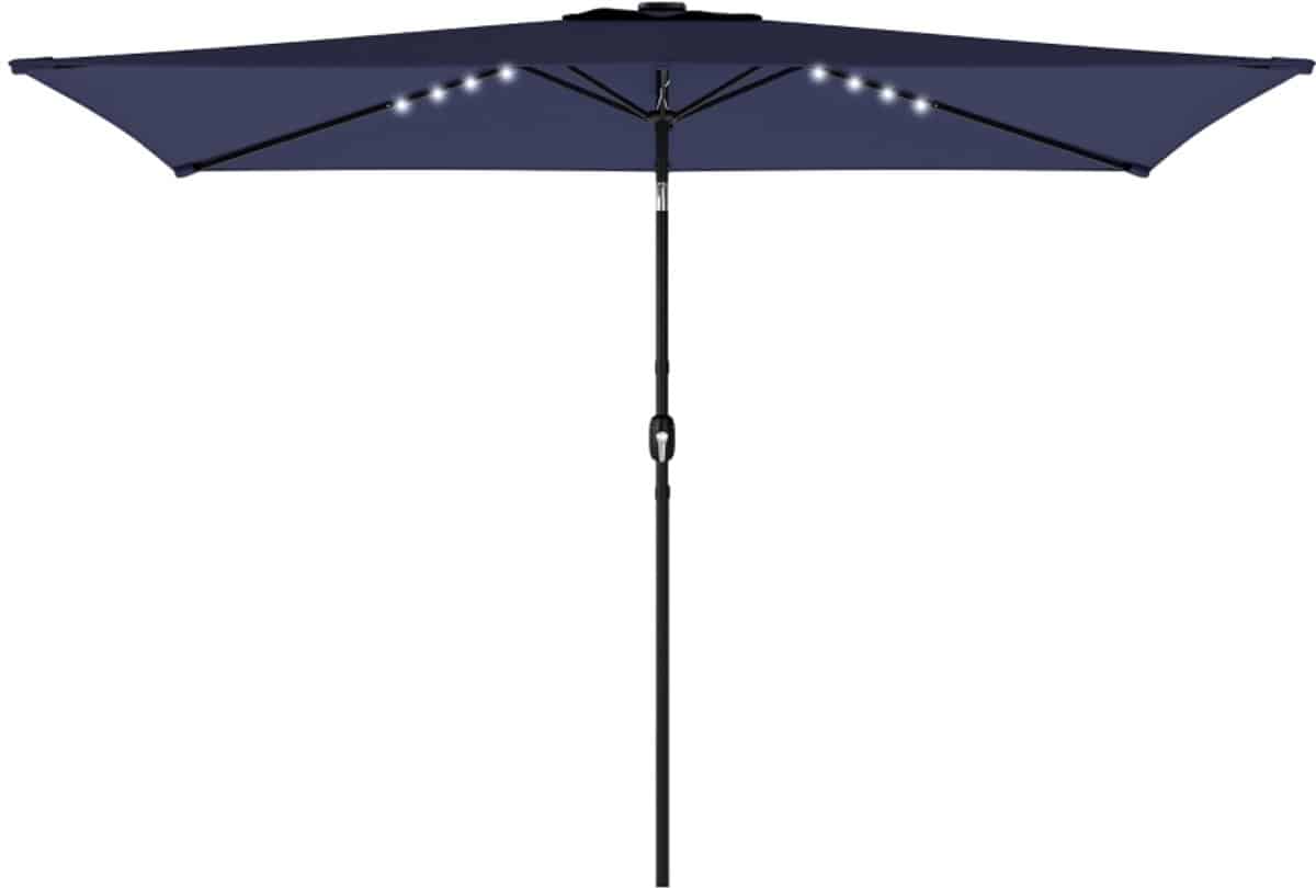 premium parasol led zonnescherm tuinparasol stokparasol met beschermhoes