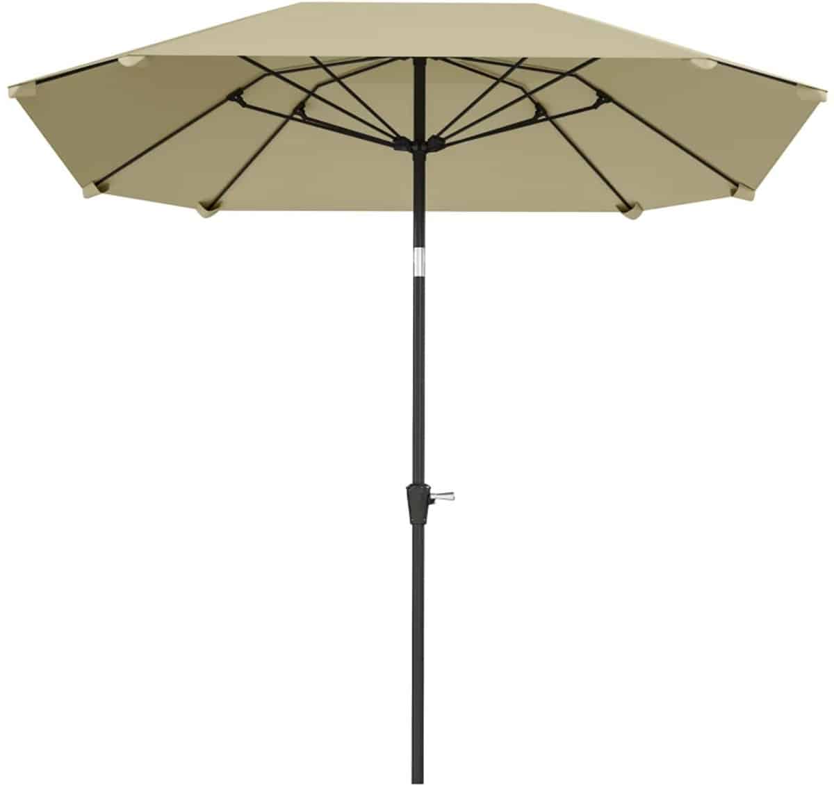 premium parasol tuinparasol met draaihendel stokparasol 2,33