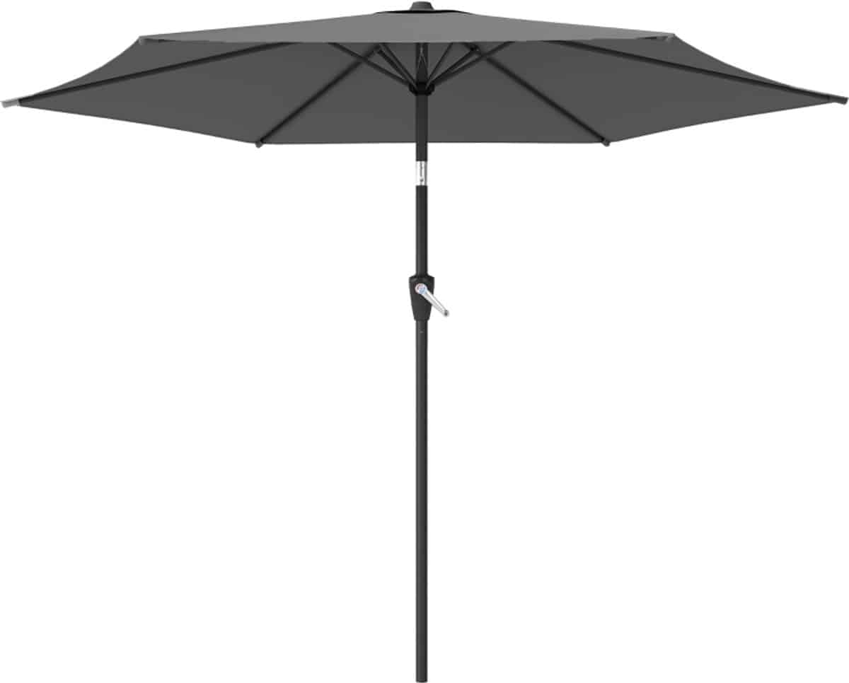 premium parasol tuinparasol met draaihendel stokparasol Ø270