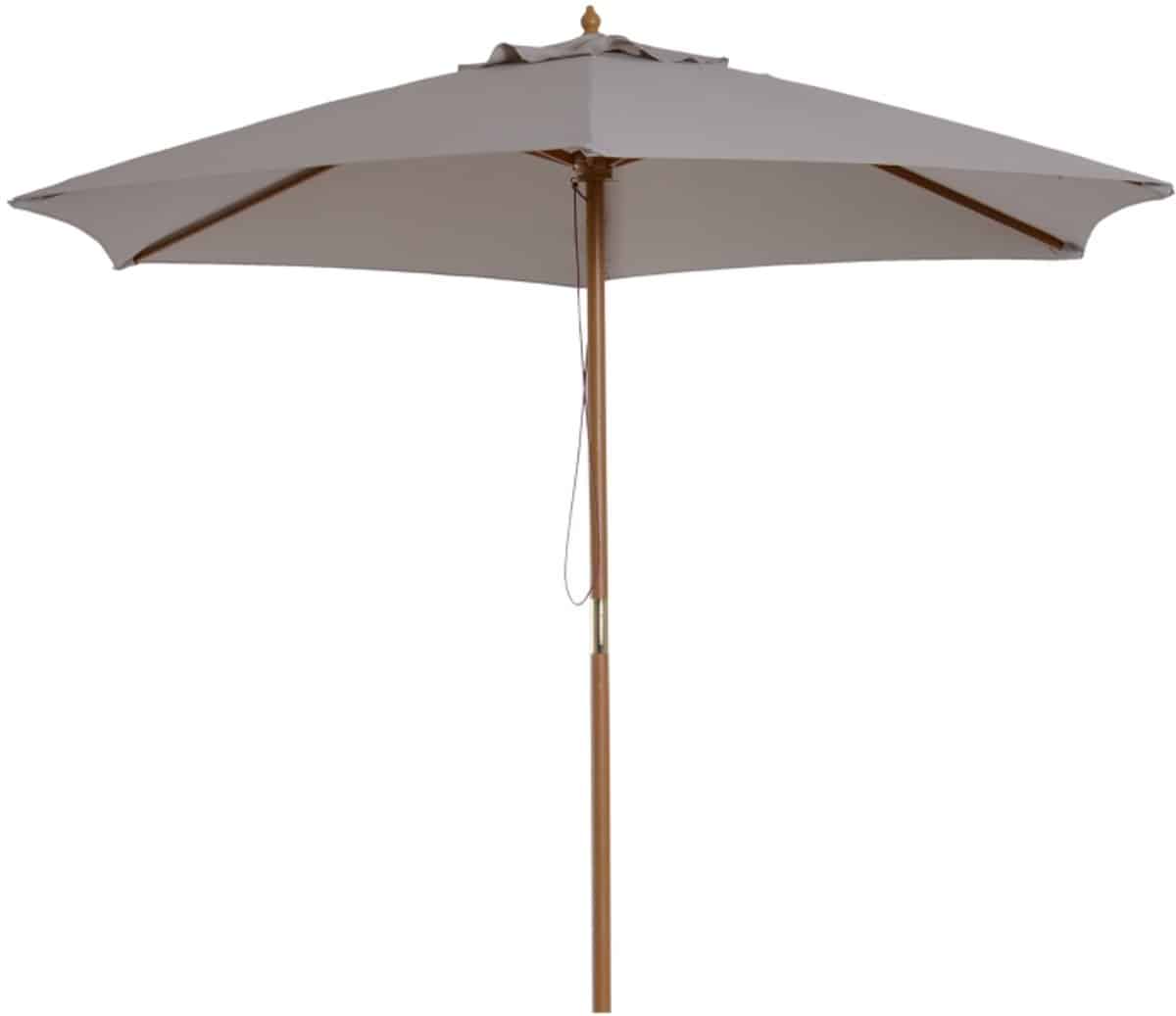 premium parasol tuinparasol met touwkatrolmechanisme stokparasol Ø250