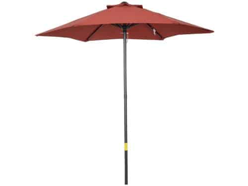 Premium Parasol - Tuinparasol - Zeshoekige Stokparasol - Ø196 cm