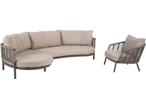 Puglia chaise longue loungeset 3 delig terre Taste 4SO