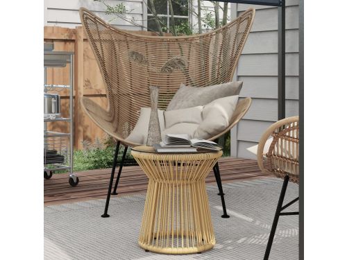 REDOM - Bijzettafel - Boho-Stijl - Voor Terras - Metaal