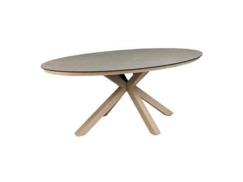 Rivera Diningset Champagne Ovaal Tierra Outdoor - Tierra outdoor