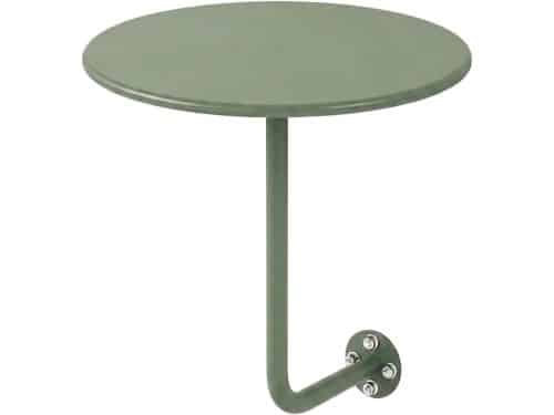Ronde Bartafel met Muursteun,30-50cm Metalen Ronde Wandtafel, bijzettafel cocktailtafel