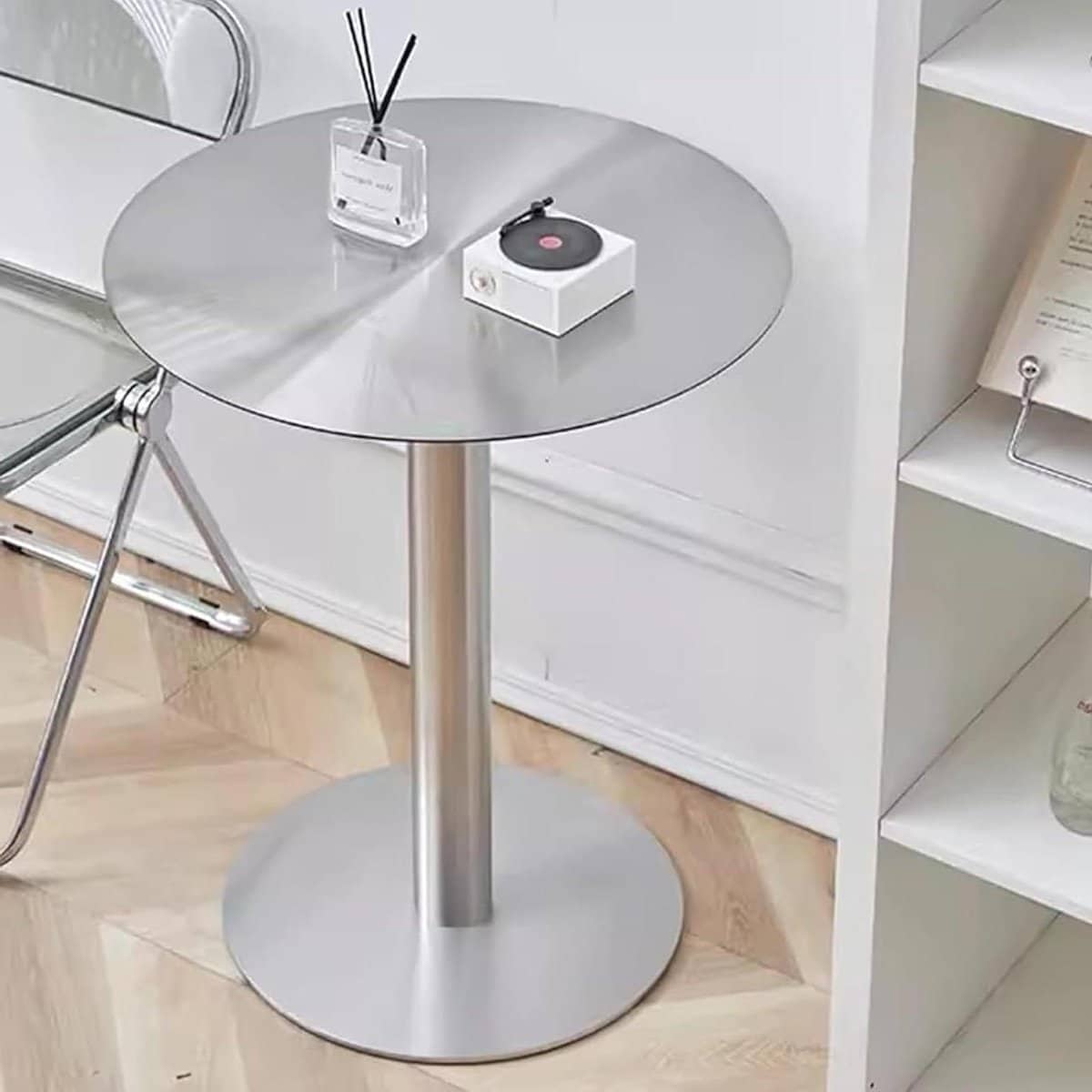 ronde bijzettafel barkruk tafel gezellig dineren sterke