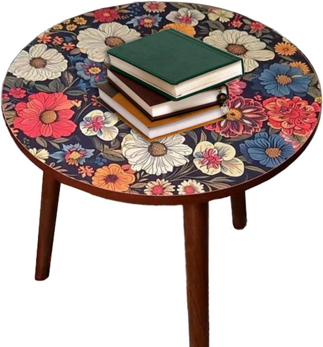 ronde bijzettafel houten tuintafel buiten genieten weerbestendige