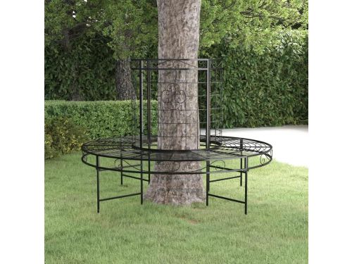 Ronde boombank - Zitbank buiten - Ontspannen in tuin