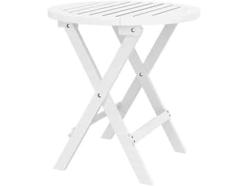 Ronde Houten Tuintafel - Buiten bijzettafel - Terras en tuin