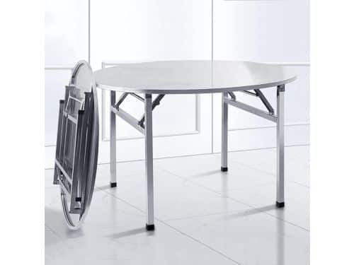 Ronde Klaptafel - Eettafel Metaal - Veelzijdig Gebruik - Sterk