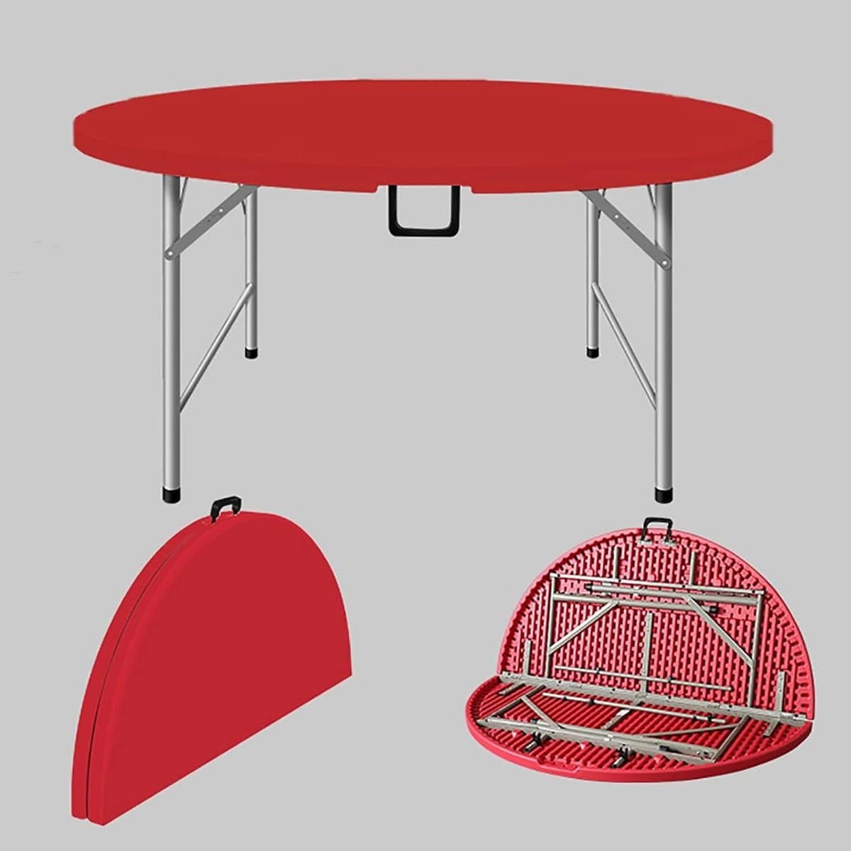 ronde klaptafel picknicktafel outdoor kamperen extra stevig