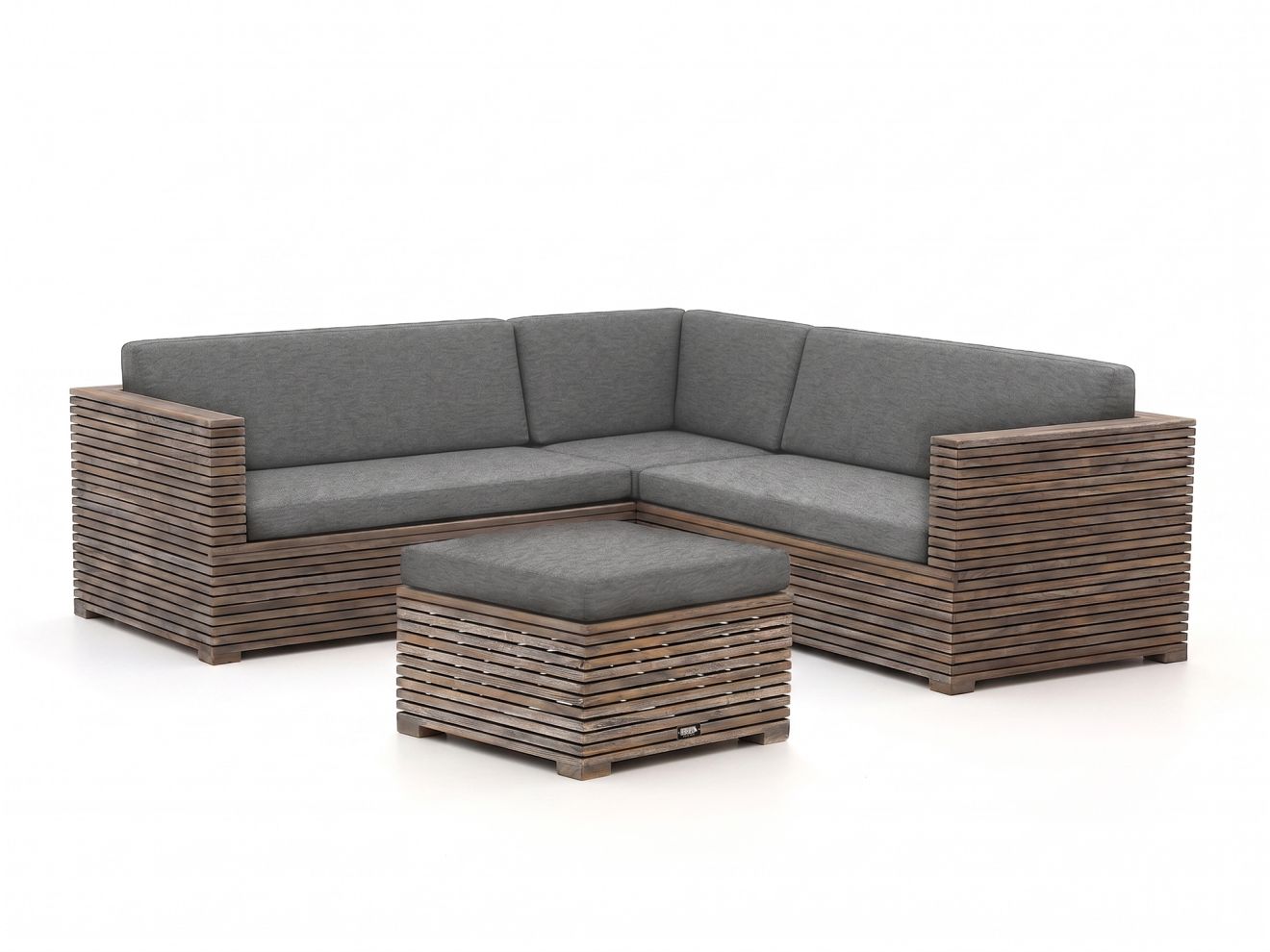 rough c hoek loungeset 4 delig 5 zits laagste prijsgarantie!