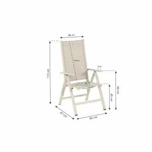 Royal Club Full Alu Recliner loft-beige