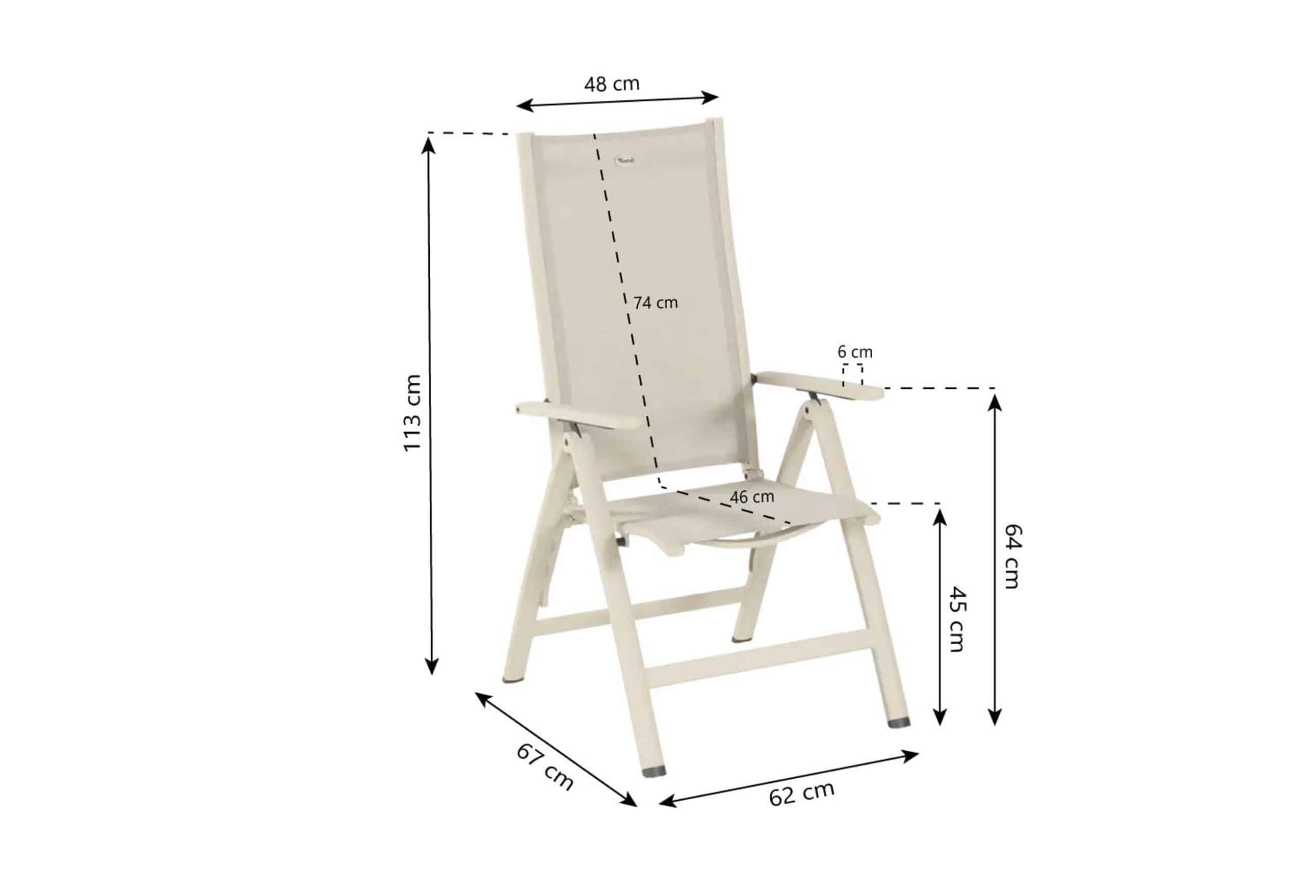 royal club full alu recliner loft beige