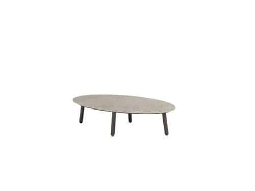 Salute coffee tafel terre keramiek ellipse 120x65 cm Taste - Taste