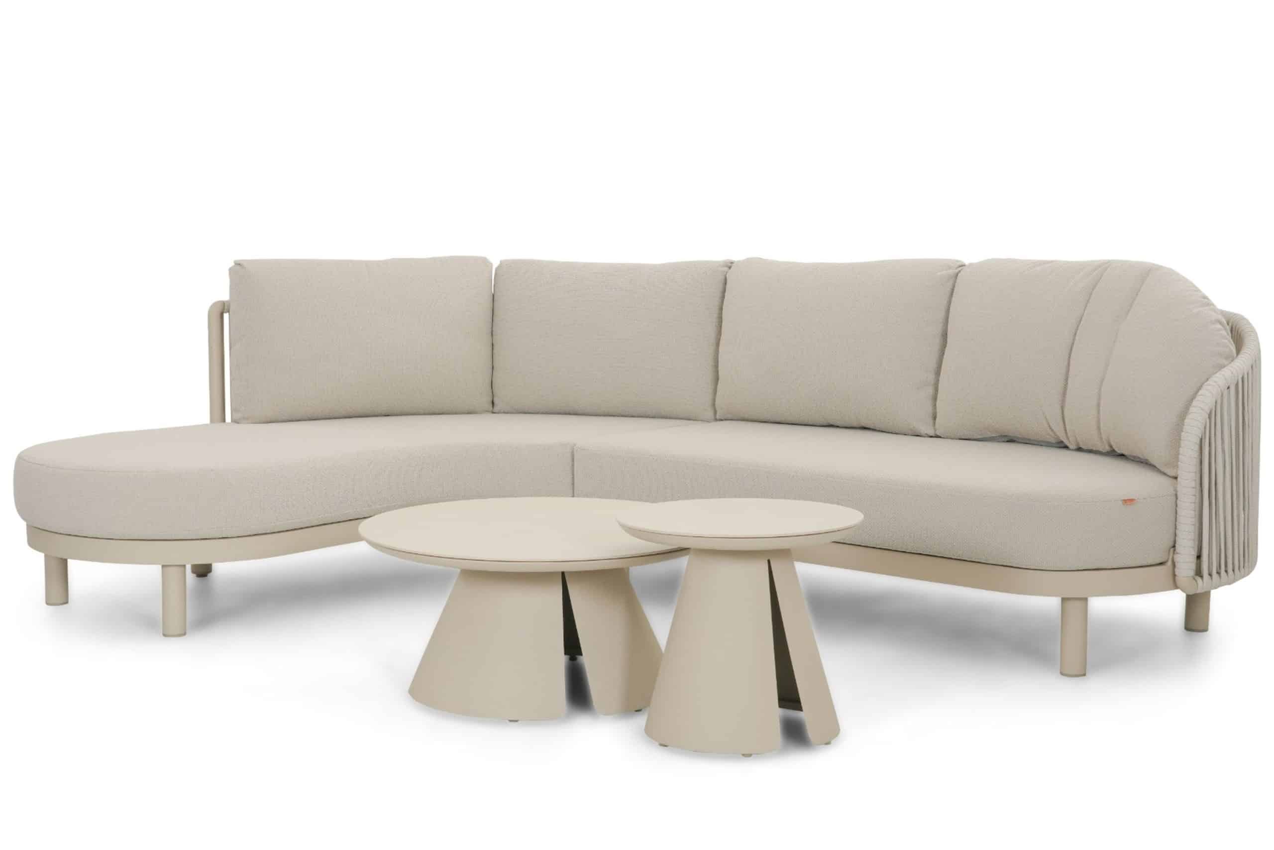 santika nanda/cayora 50/80 cm hoek loungeset 4 delig