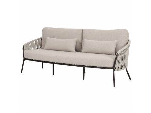 Sarenza 3-zitsbank zand rope terre frame