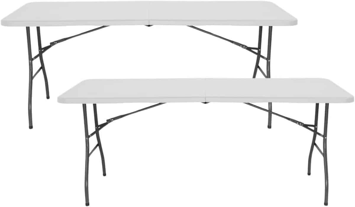 set van 2 multifunctionele klaptafels 180 cm ideaal voor