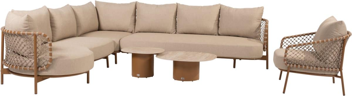 sofie martinique modulaire hoek loungeset 6 delig keramiek amber 4