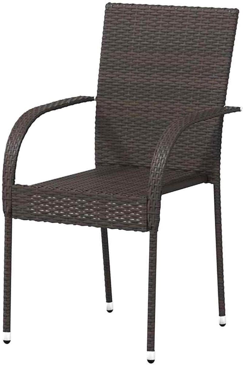 stapelbare stoelen rotan eetstoelen buiten zitten lichtgewicht