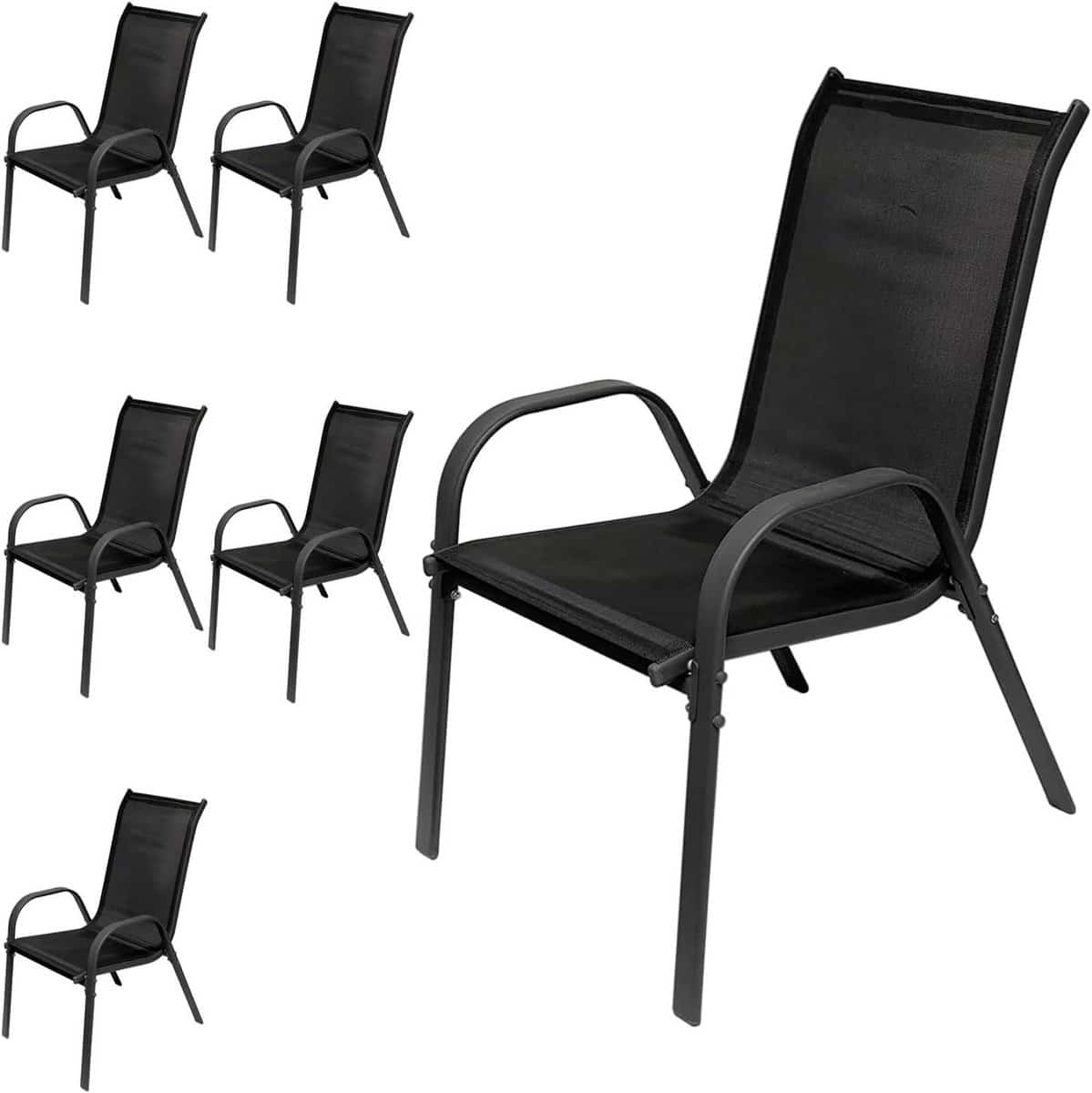 stapelstoelen tuin balkon meubels buiten zitten ruimtebesparend
