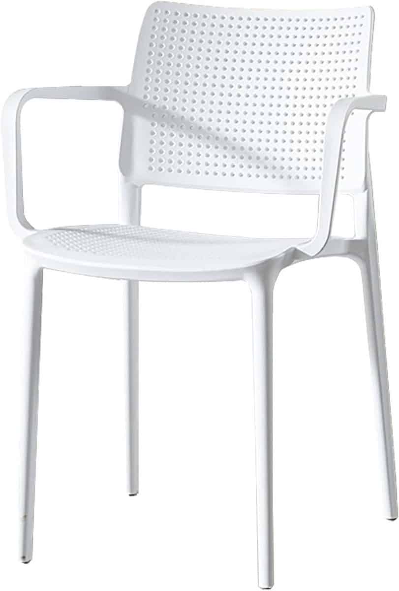 stoel met armleuningen keukenstoel tuinstoel comfortabel zitten
