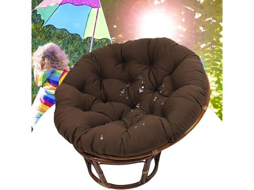 Stoelkussen Rond - Zitkussen Hangstoel - Buiten Ontspannen - Waterproof
