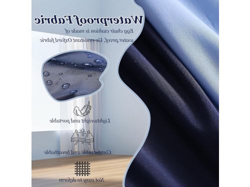 Stoelkussen - Tuinkussen Hangstoel - Buiten Zitten - Waterbestendig Polyester