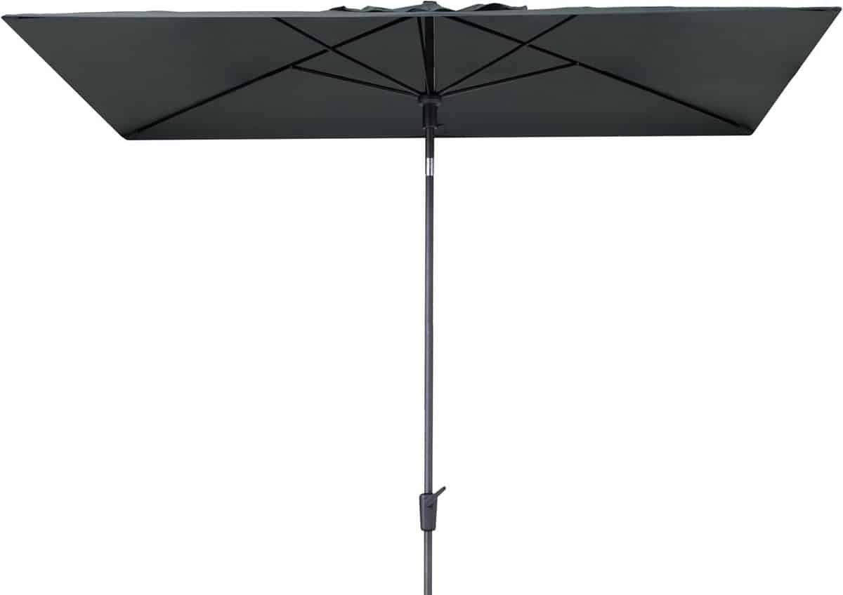 stokparasol buitenparasol tuin zonwering buiten groot schaduwoppervlak