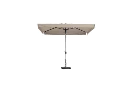 Stokparasol Delos luxe 200x300 cm Polyester ecru zonwering Madison - Madison