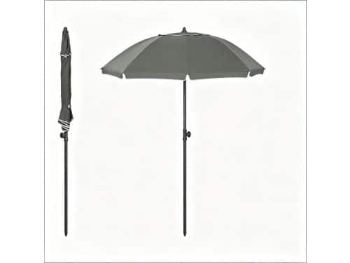 Stokparasol - Opvouwbaar parasol - Rond - Strandparasol - Tuin
