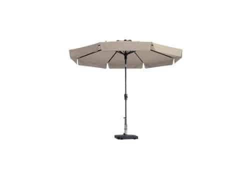 Stokparasol sun wave 300 cm ecru grade 6 zonwering Madison - Madison