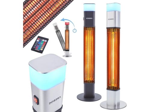 Stralingsverwarmer - Terrasverwarmer - Buiten verwarmen - Met LED verlichting