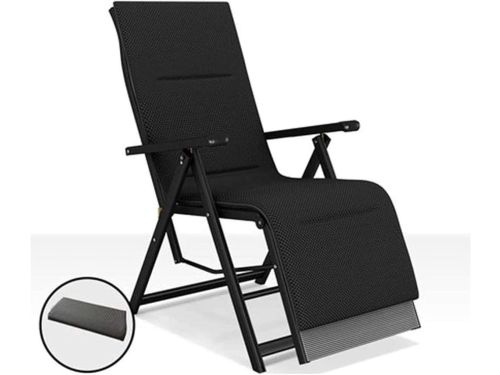 Strandstoel Lounger - Opvouwbaar Ligbed - Ontspannen Buiten - 4-voudig