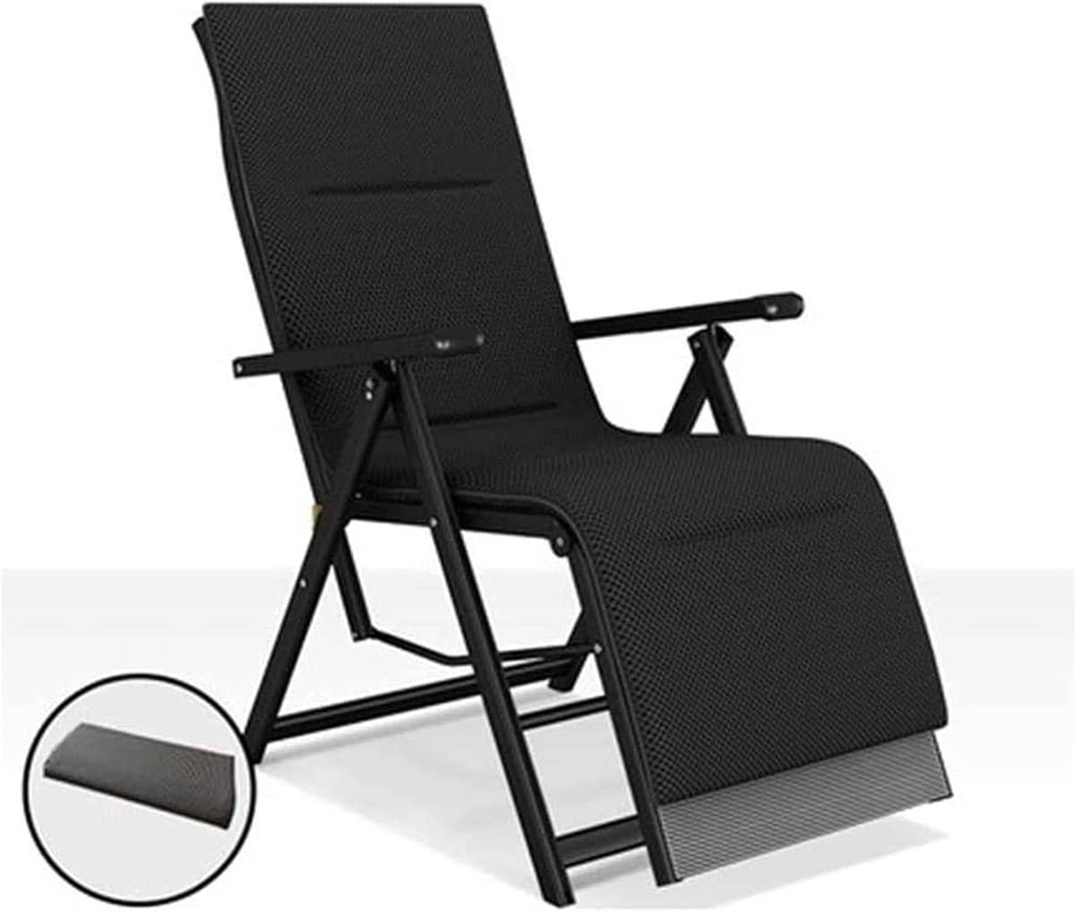 strandstoel lounger opvouwbaar ligbed ontspannen buiten 4 voudig