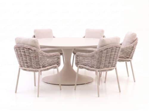 SUNS Casto/Nova ø150cm dining tuinset 6-delig - Laagste prijsgarantie!