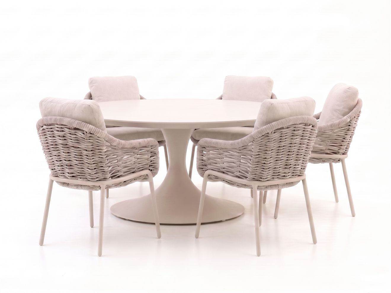 suns casto/nova ø150cm dining tuinset 6 delig laagste prijsgarantie!