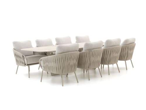 SUNS Dolce/Palermo 280cm low dining tuinset 9-delig - Laagste prijsgarantie!