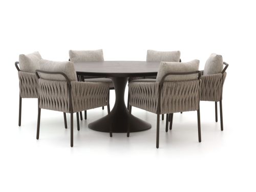SUNS Fiave/Nova ø170cm dining tuinset 7-delig - Laagste prijsgarantie!