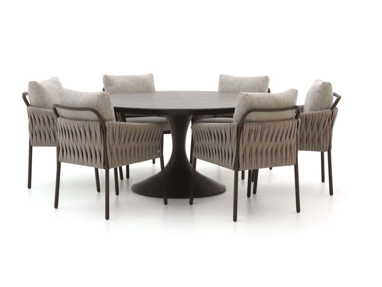 suns fiave/nova ø170cm dining tuinset 7 delig laagste prijsgarantie!
