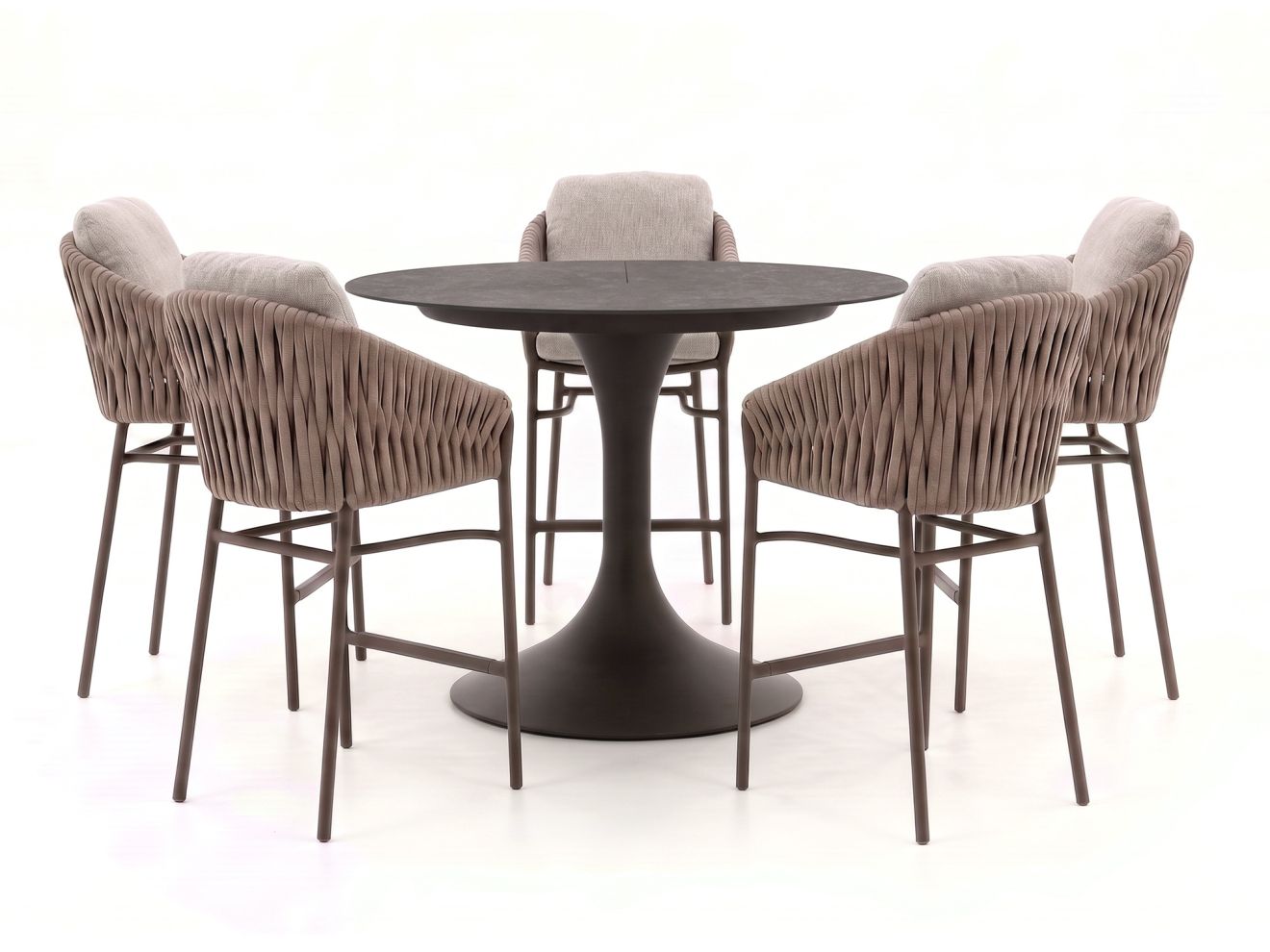 suns nappa/nova ø130cm low barset 6 delig laagste prijsgarantie!