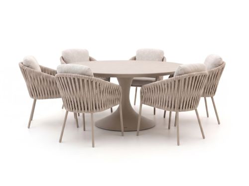 SUNS Nappa/Nova ø170cm dining tuinset 7-delig - Laagste prijsgarantie!