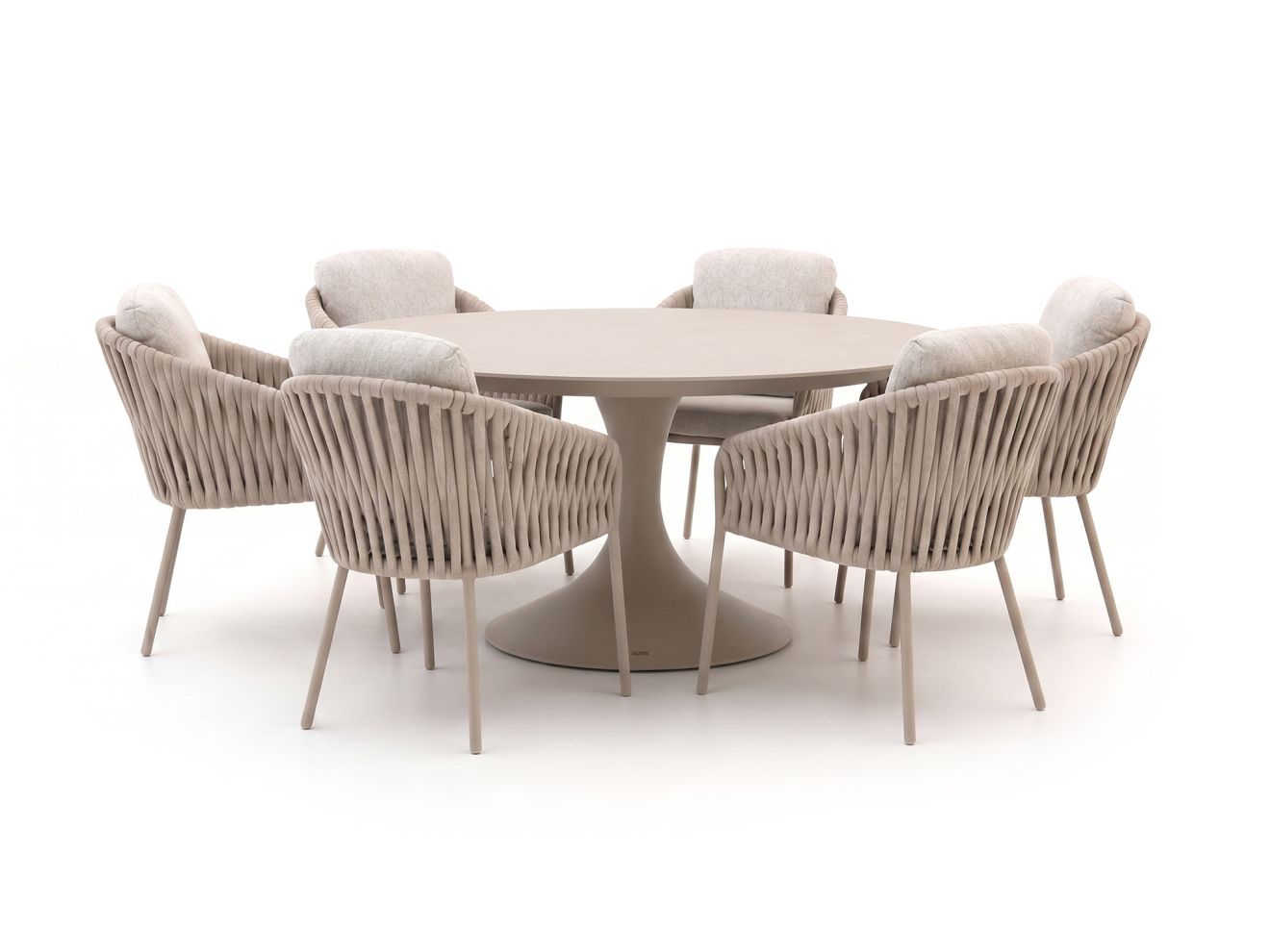 suns nappa/nova ø170cm dining tuinset 7 delig laagste prijsgarantie!