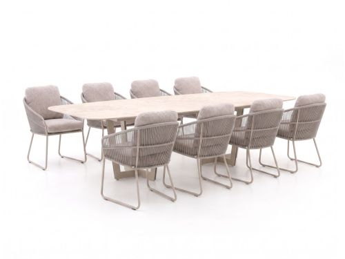 SUNS Noli/Palermo 280cm dining tuinset 9-delig - Laagste prijsgarantie!