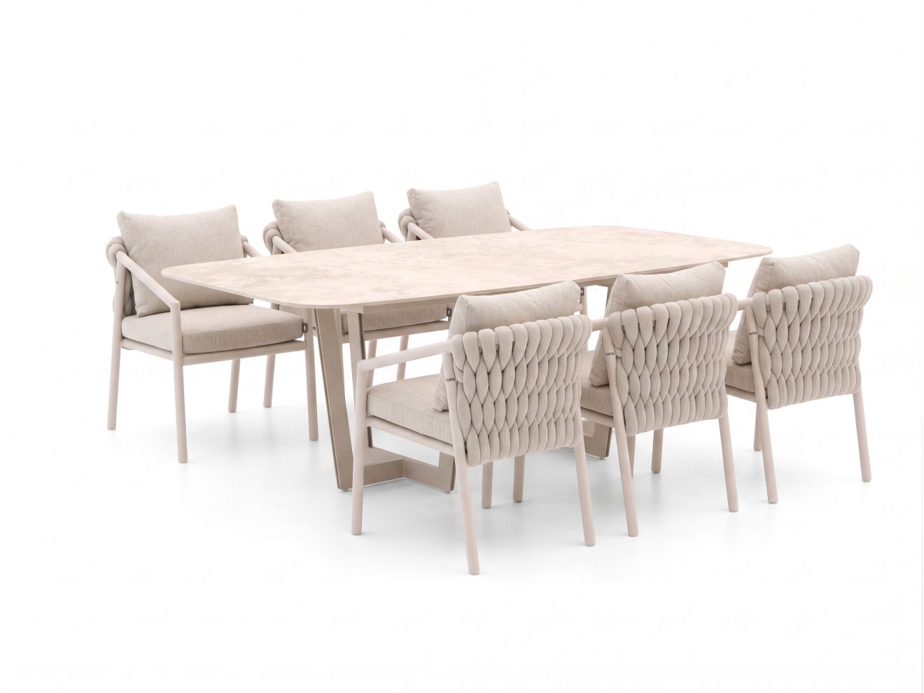 suns sato/palermo 280cm dining tuinset 7 delig laagste prijsgarantie!