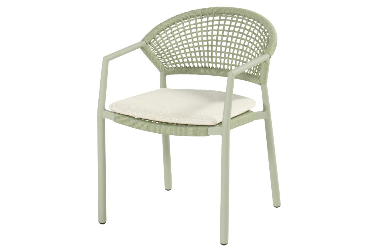taragona dining tuinstoel soft green hartman hartman
